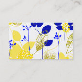 フルーツフラワークールキュートガーリーレトロフローラ 名刺 (裏面)