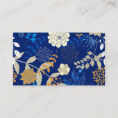 フルーツフラワークールキュートガーリーレトロフローラ 名刺 (裏面)