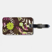 フルーツフラワー素晴らしキュートガーリーレトロフローラ ラゲッジタグ (裏面横)