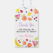 フルーツフルーツセカンド誕生日 ギフトタグ (正面)