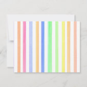 フルーツフルーツセカンド誕生日 サンキューカード (裏面)