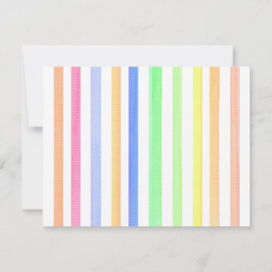 フルーツフルーツセカンド誕生日 サンキューカード (裏面)