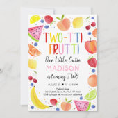 フルーツフルーツセカンド誕生日 招待状 (正面)