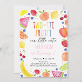 フルーツフルーツセカンド誕生日 招待状 (正面)