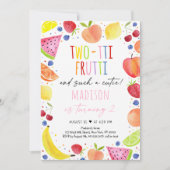 フルーツフルーツセカンド誕生日 招待状 (正面)