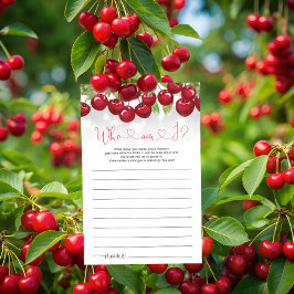 フルーツフルーツフー私ブライダルシャワーゲーム