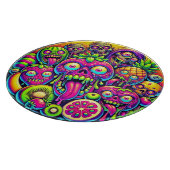 フルーツフレンジー：ネオンゾンビハーベスト カッティングボード (角)