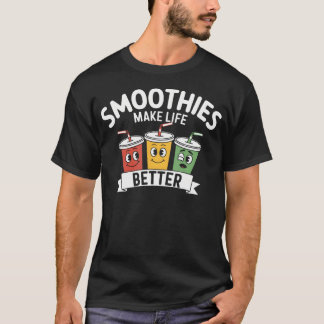 フルーツブレンダースムージービーチサマーフードラバー Tシャツ