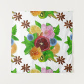 フルーツブーケ。 タペストリー (正面(横))