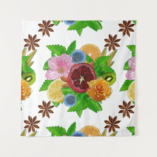 フルーツブーケ。 タペストリー (正面)