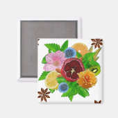 フルーツブーケ。 マグネット (正面/裏面)