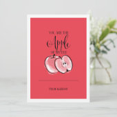 フルーツプおもしろいンアップルバレンタインカード シーズンカード (スタンド正面)