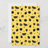 フルーツプおもしろいンアペリングバナナバレンタインカード シーズンカード (裏面)