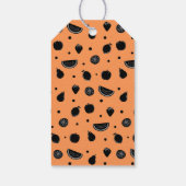 フルーツプおもしろいンオレンジバレンタインギフトラベル ギフトタグ (裏面)