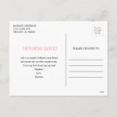 フルーツプおもしろいンベリースペシャルバレンタインハガキ シーズンポストカード (裏面)