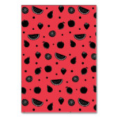 フルーツプおもしろいンApple教室バレンタインカード テーブルナンバー (裏面)