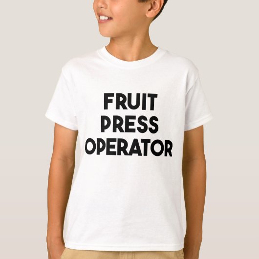 フルーツプレス事業者 Tシャツ (正面)