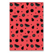 フルーツプンおもしろいさくらんぼ教室バレンタインカード テーブルナンバー (裏面)