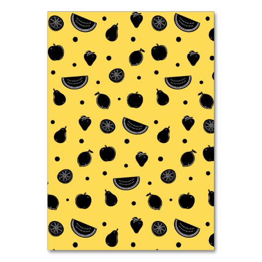 フルーツプンおもしろいバナナ教室バレンタインカード テーブルナンバー (裏面)