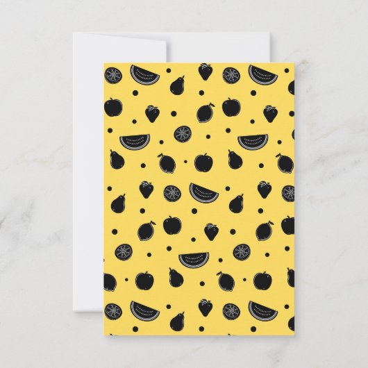 フルーツプンおもしろいバナナ教室バレンタインカード 招待状 (裏面)