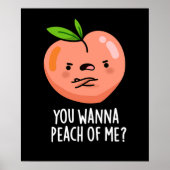 フルーツプンダークおもしろいブルーグの桃 ポスター (正面)