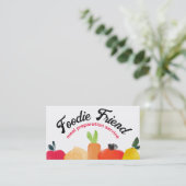 フルーツベジタブルトップスケータリング名刺 名刺 (スタンド正面)