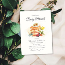 フルーツベビーブランチPancakeおしゃれな赤ちゃんシャワー