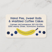 フルーツベーキングパン焼いたリー菓子 名刺 (裏面)