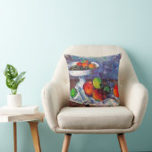 フルーツボウル，ガラスとリンゴ，セザンヌ クッション (椅子)