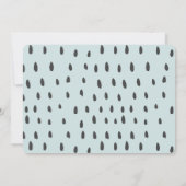 フルーツポップシクル 水彩 子供誕生日写真 招待状 (裏面)