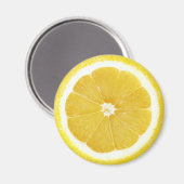 フルーツマグネットシリーズ – レモン –  マグネット (正面/裏面)