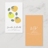 フルーツマンゴジュースバー 名刺 (正面/裏面)