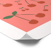 フルーツマーケットさくらんぼヴィンテージポスター ポスター (角)