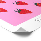 フルーツマーケットイチゴ ポスター (角)