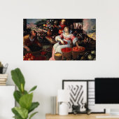 フルーツマーケット、1590年 ポスター (ホームオフィス)