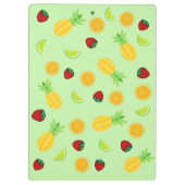 フルーツミックスオレンジイチゴライムイチゴ クリップボード (裏面)