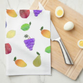 フルーツメカラフルドリー キッチンタオル (四つ折り)
