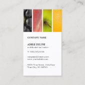 フルーツモダンユニーク栄養士トレーナー 名刺 (正面)