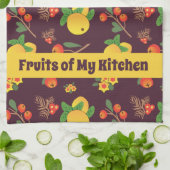 フルーツモチーフのキッチンタオル キッチンタオル (折り畳み)