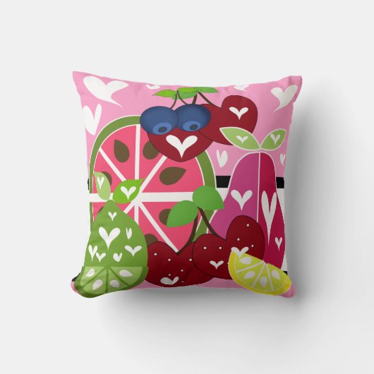 フルーツラブピロー クッション (正面)