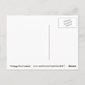 フルーツラベルヴィンテージはがき ポストカード (裏面)