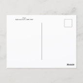 フルーツリトグラフアルフォンスミュシャ ポストカード (裏面)