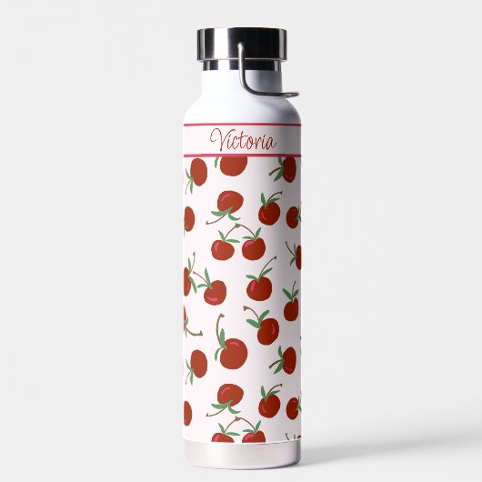 フルーツレッドさくらんぼ ウォーターボトル (左面)