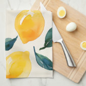 フルーツレモンリーフファームハウスデコーキッチンタオル キッチンタオル (四つ折り)