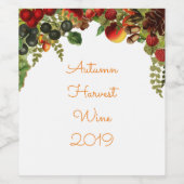 フルーツワ縁どインラベル ワインラベル (シングルラベル)