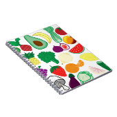 フルーツ及び野菜のノート ノートブック (右側)