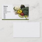 フルーツ及び野菜の名刺 名刺 (正面/裏面)