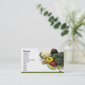 フルーツ及び野菜の名刺 名刺 (スタンド正面)