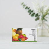 フルーツ及び野菜の名刺 名刺 (スタンド正面)