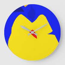 フルーツ型イラストレーションウォールクロック